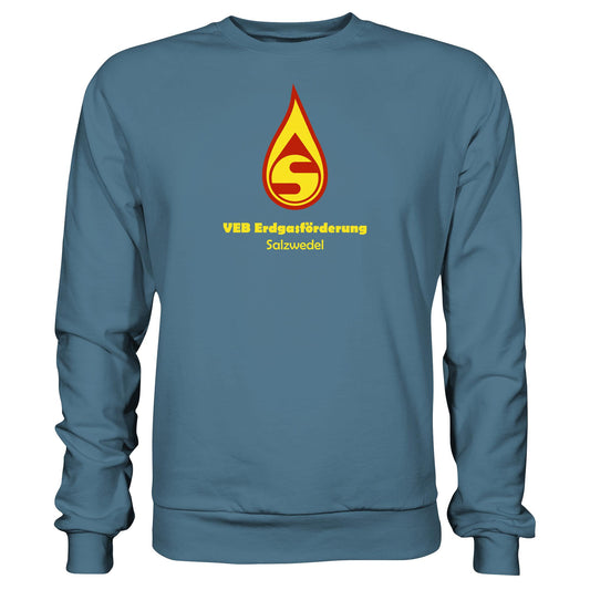 DDR Ostalgie Pullover Unisex • VEB ERDGASFÖRDERUNG SALZWEDEL