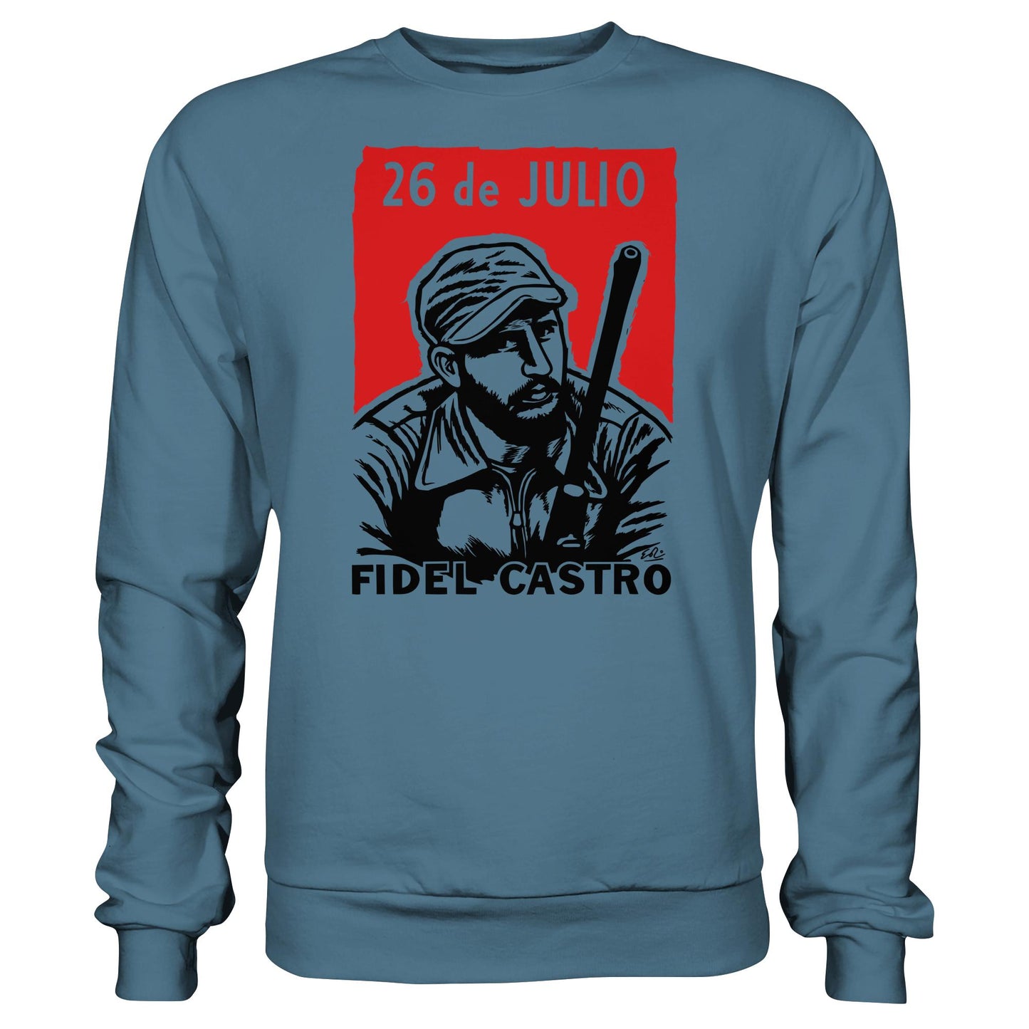 DDR Ostalgie Pullover Unisex • FIDEL CASTRO - BEWEGUNG DES 26. JULI