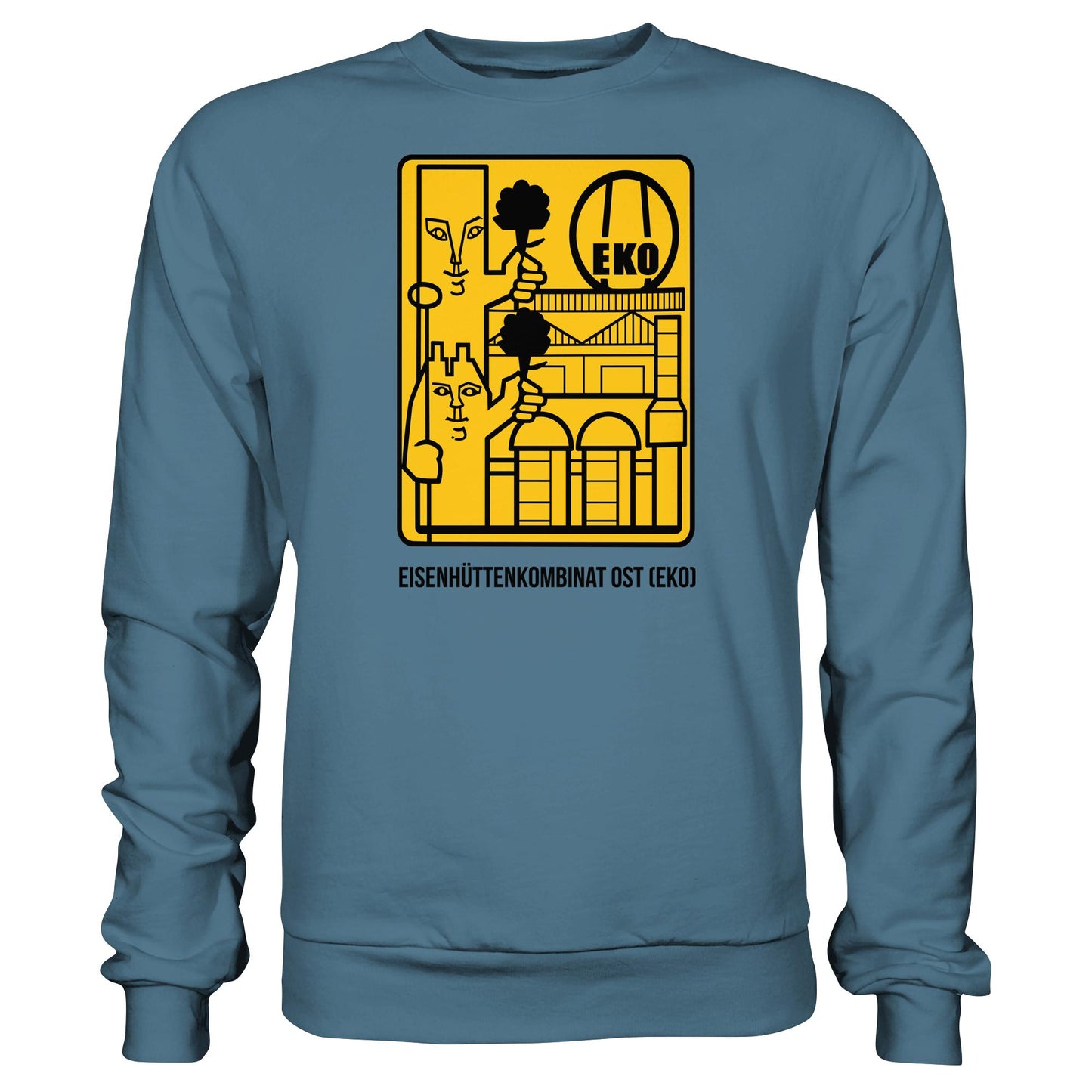 DDR Ostalgie Pullover Unisex • EISENHÜTTENKOMBINAT OST (EKO)