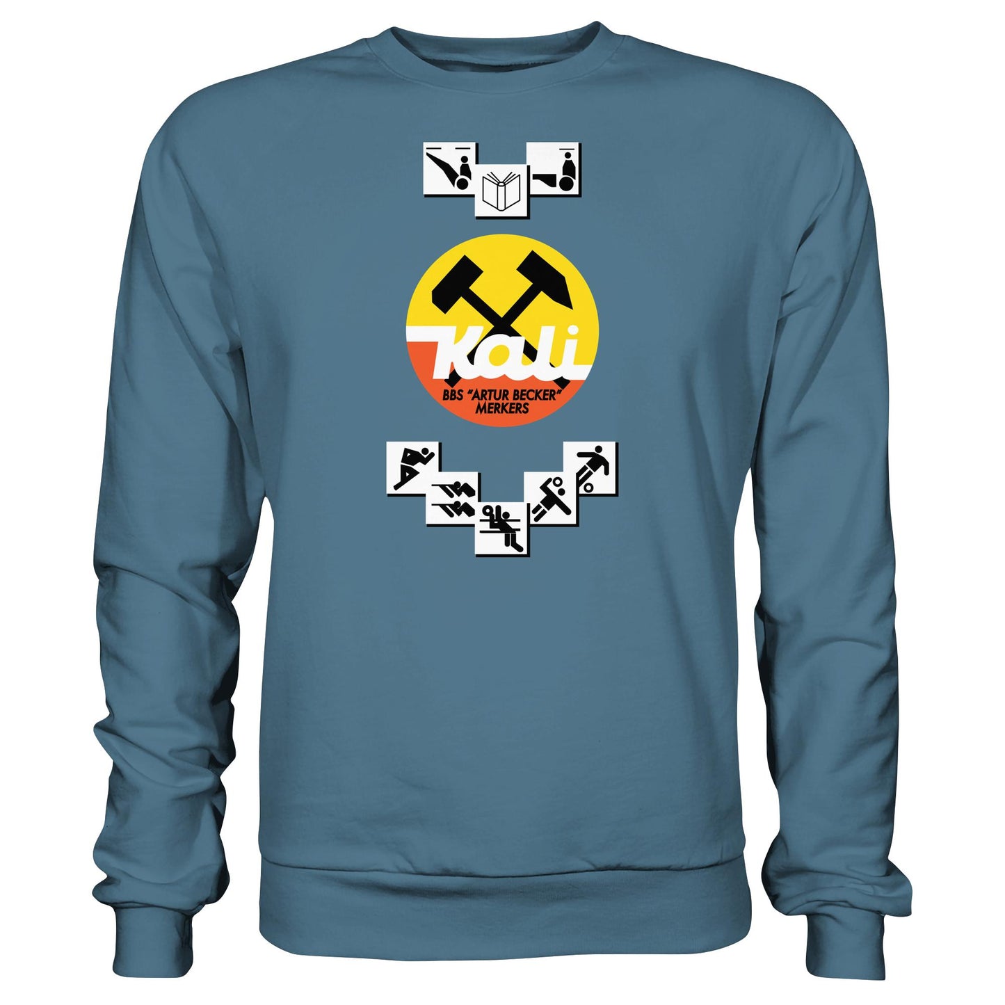 DDR Ostalgie Pullover Unisex • BBS KALI ARTUR BECKER - MERKERS