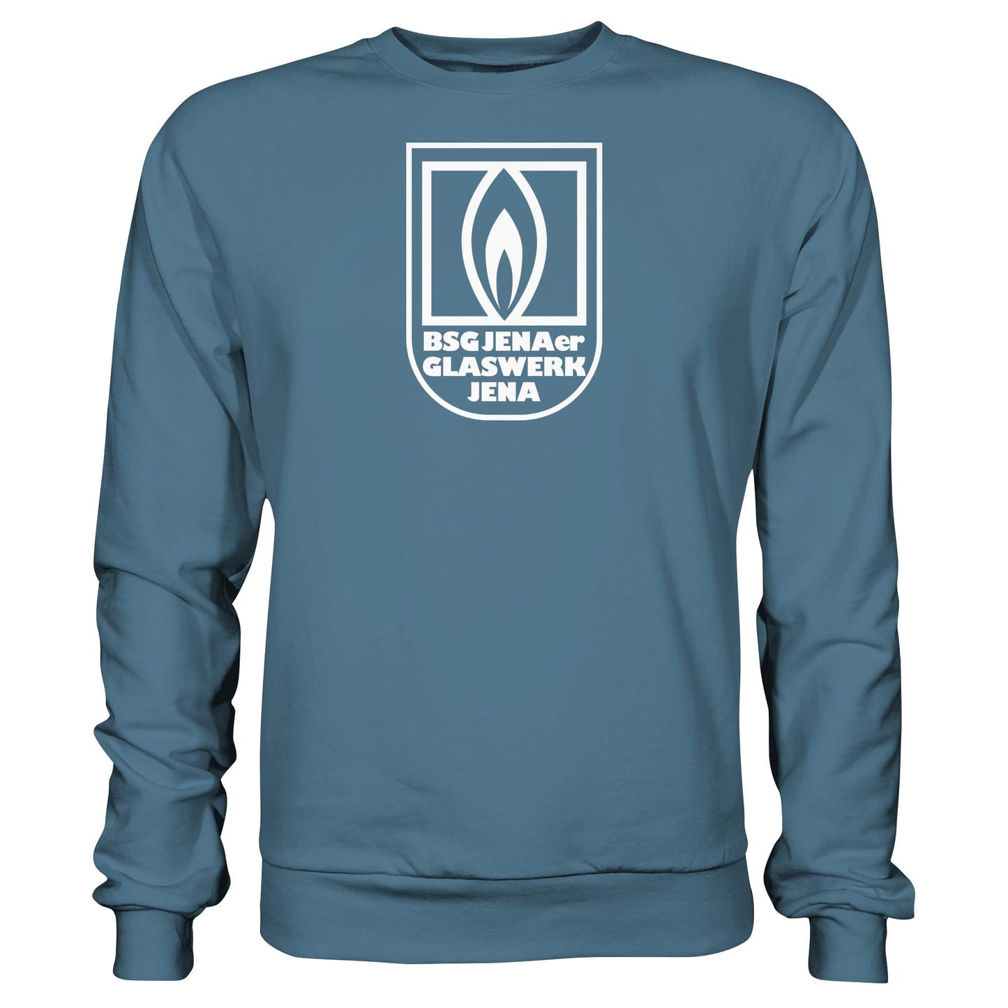DDR Ostalgie Pullover Unisex • BSG JENAER GLASWERK