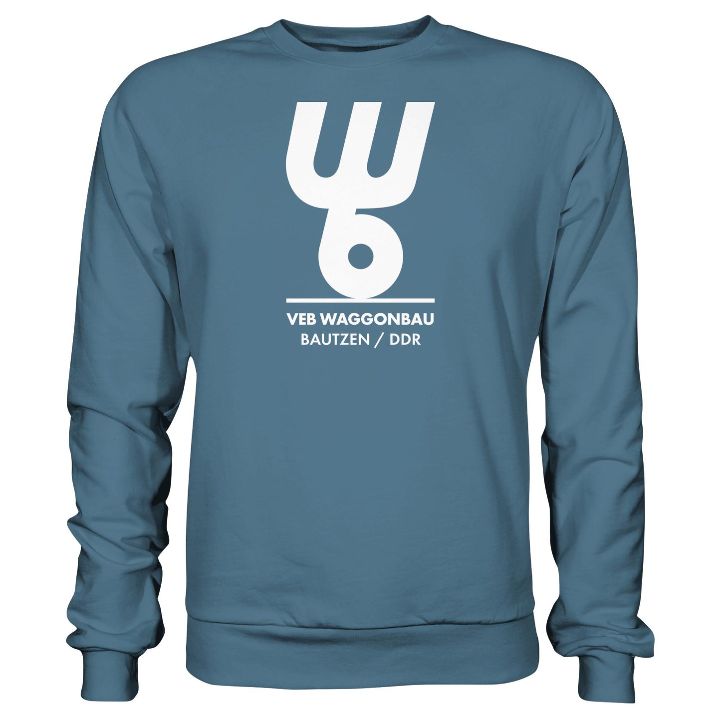DDR Ostalgie Pullover Unisex • VEB WAGGONBAU BAUTZEN