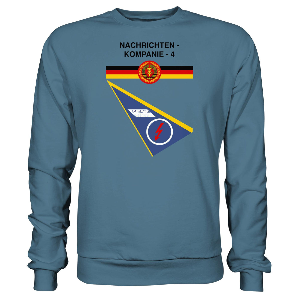 DDR Ostalgie Pullover Unisex • NVA - NACHRICHTENKOMPANIE 4