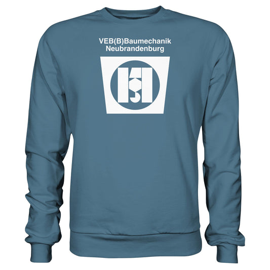 DDR Ostalgie Pullover Unisex • VEB BAUMECHANIK NEUBRANDENBURG