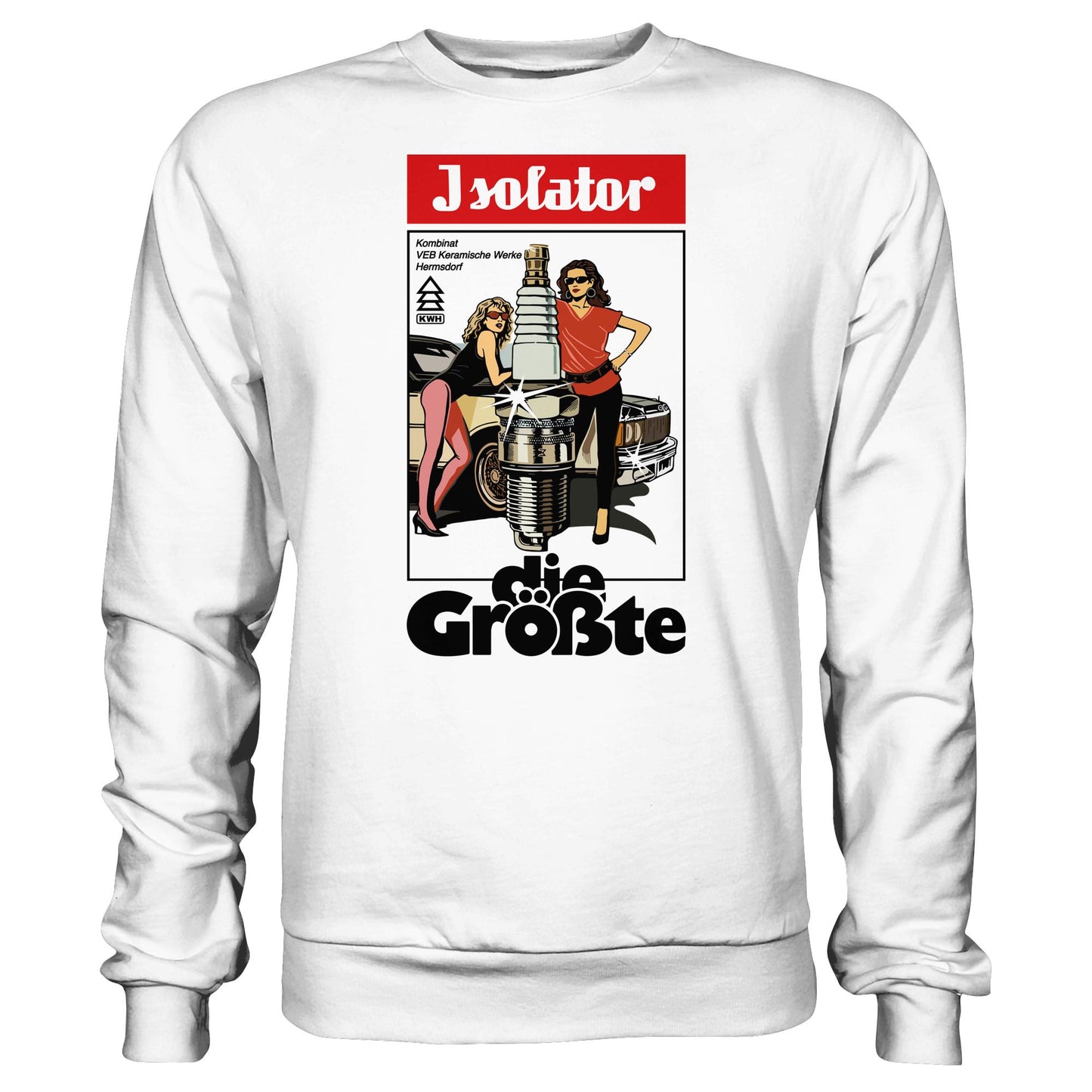 DDR Ostalgie Pullover Unisex • ISOLATOR - DIE GRÖSSTE (ORIGINAL POSTER)