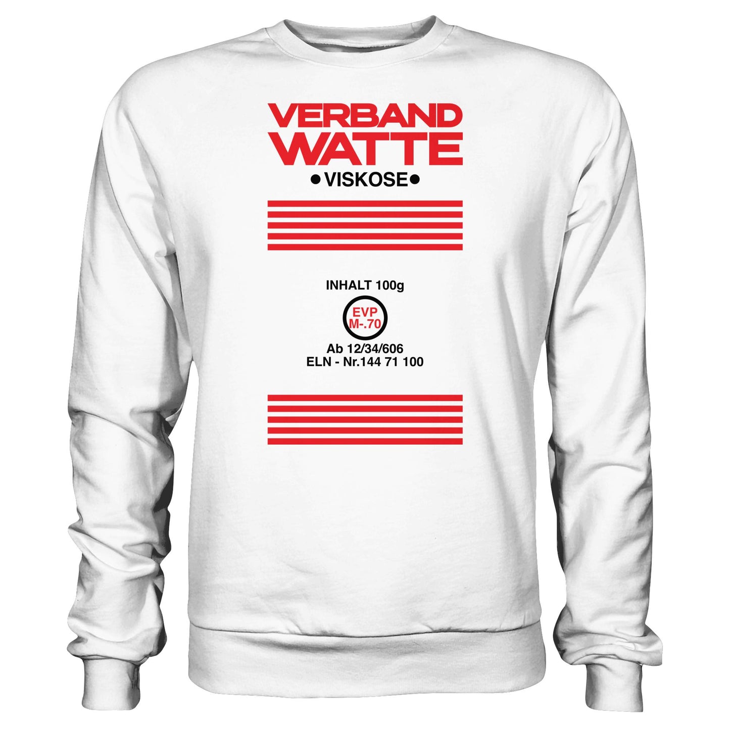 DDR Ostalgie Pullover Unisex • VERBAND WATTE VISKOSE