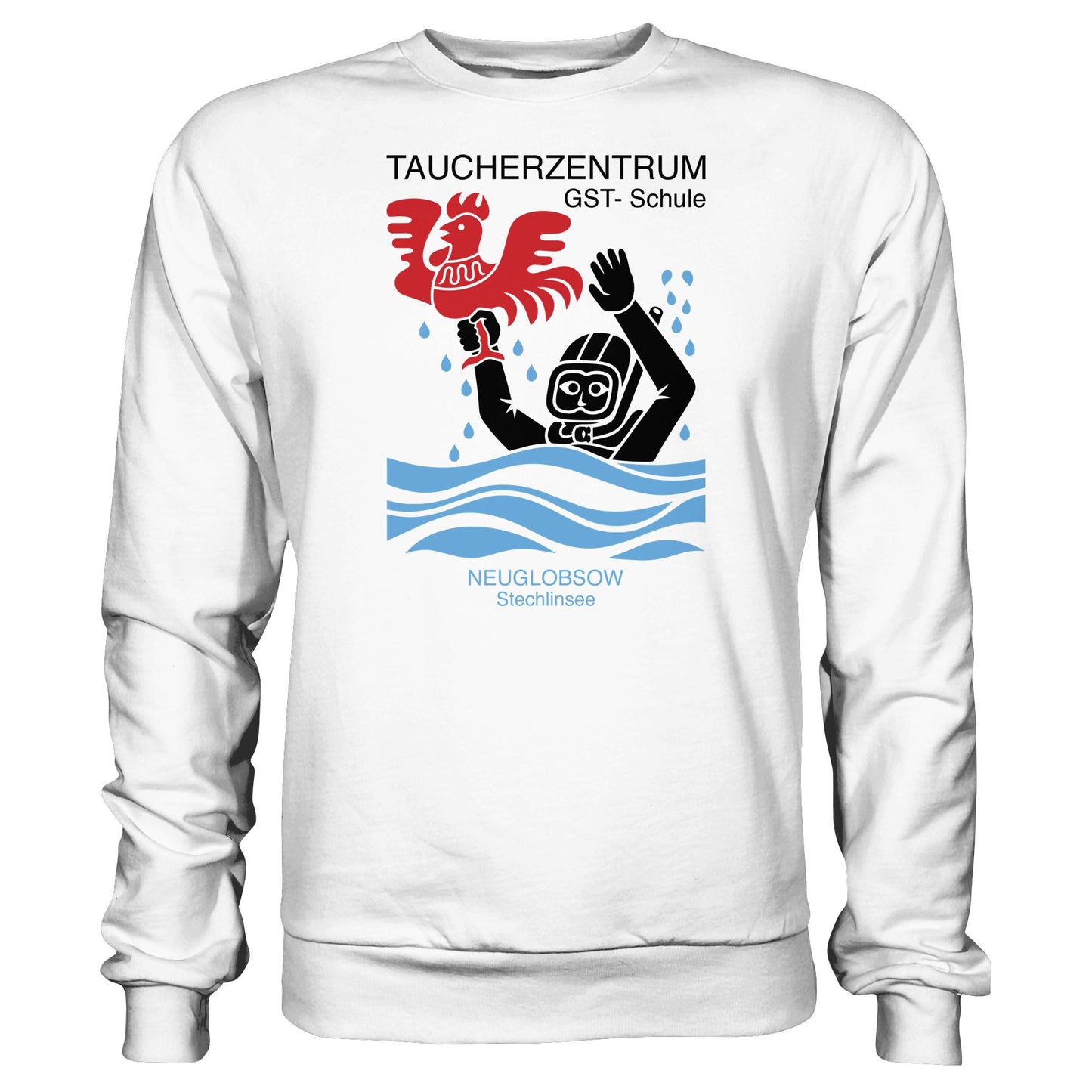 DDR Ostalgie Pullover Unisex • GST-TAUCHSCHULE NEUGLOBSOW STECHLINSEE