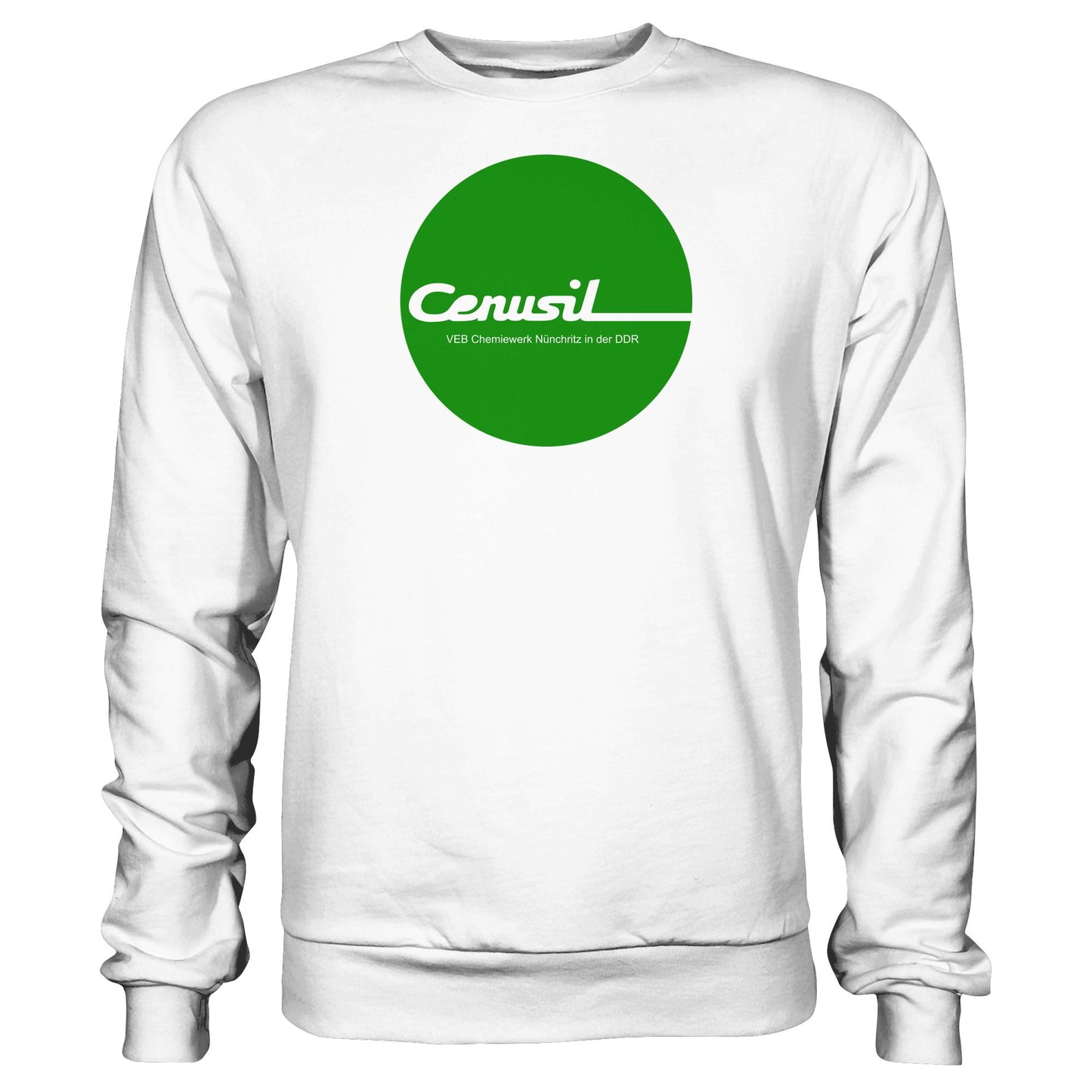 DDR Ostalgie Pullover Unisex • CENUSIL - VEB CHEMIE NÜNCHRITZ