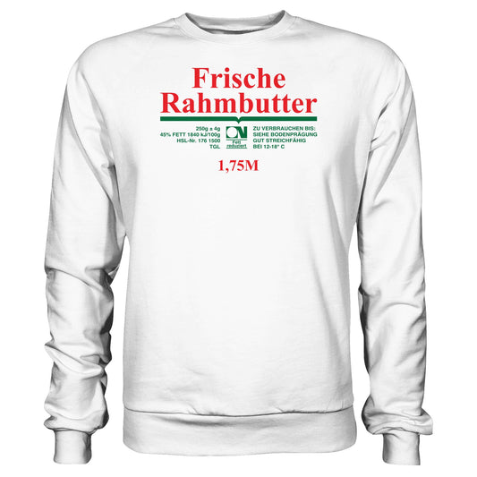 DDR Ostalgie Pullover Unisex • FRISCHE RAHMBUTTER - KONSUM