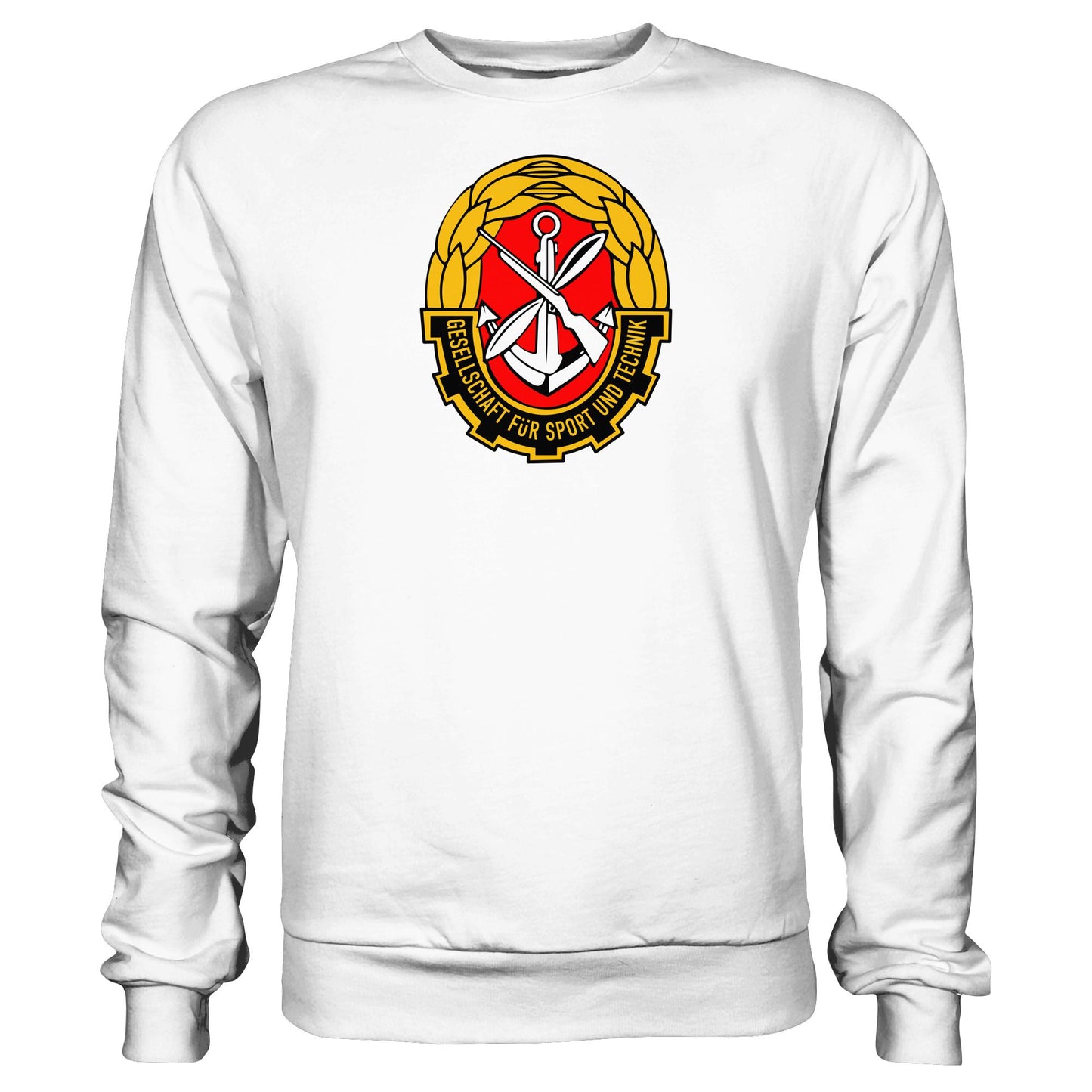 DDR Ostalgie Pullover Unisex • GST - GESELLSCHAFT FÜR SPORT UND TECHNIK