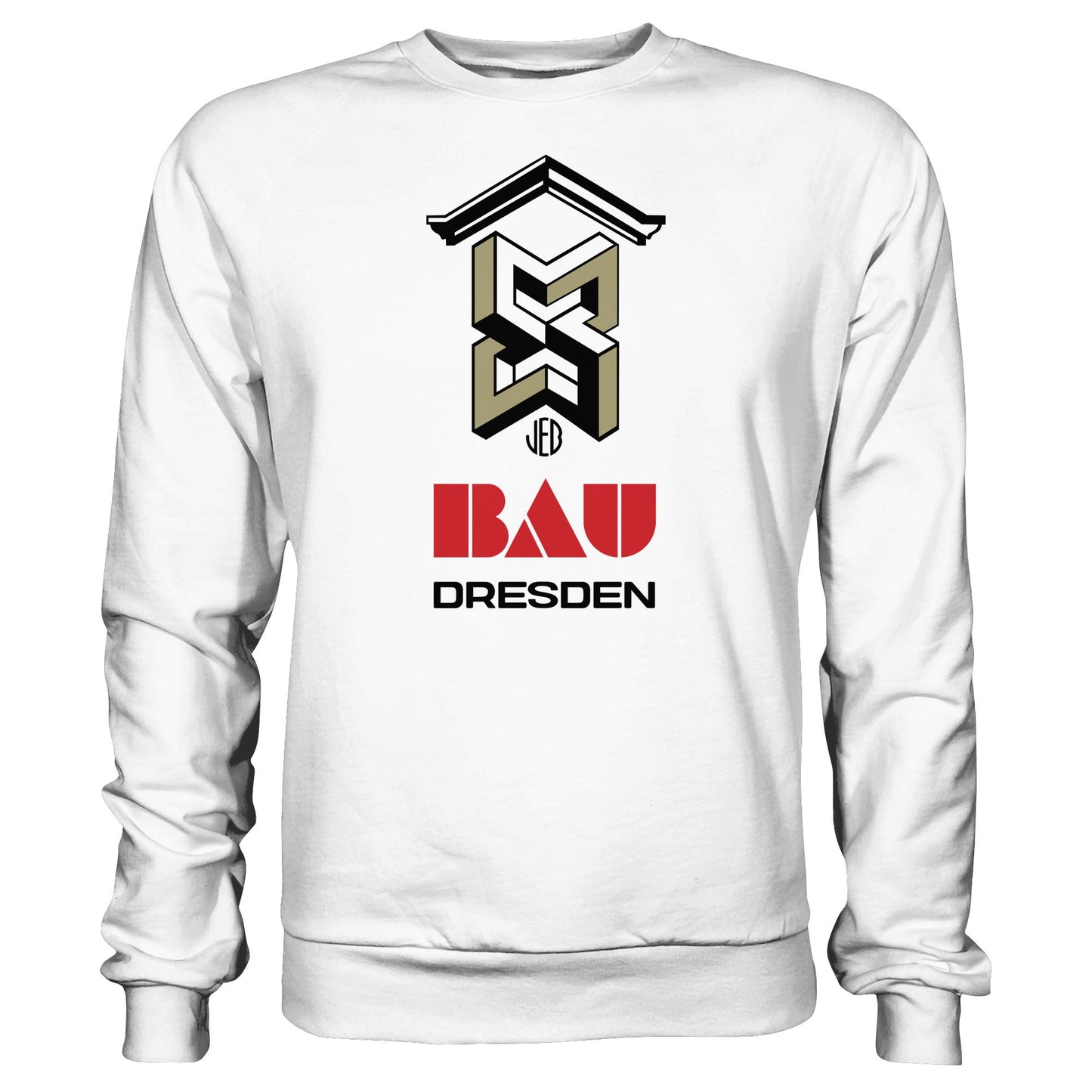 DDR Ostalgie Pullover Unisex • VEB BAU DRESDEN
