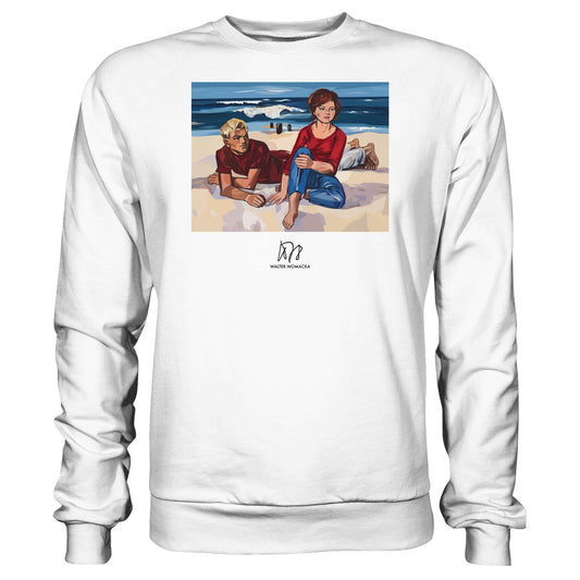 DDR Ostalgie Pullover Unisex • WALTER WOMACKA - AM STRAND (1962)