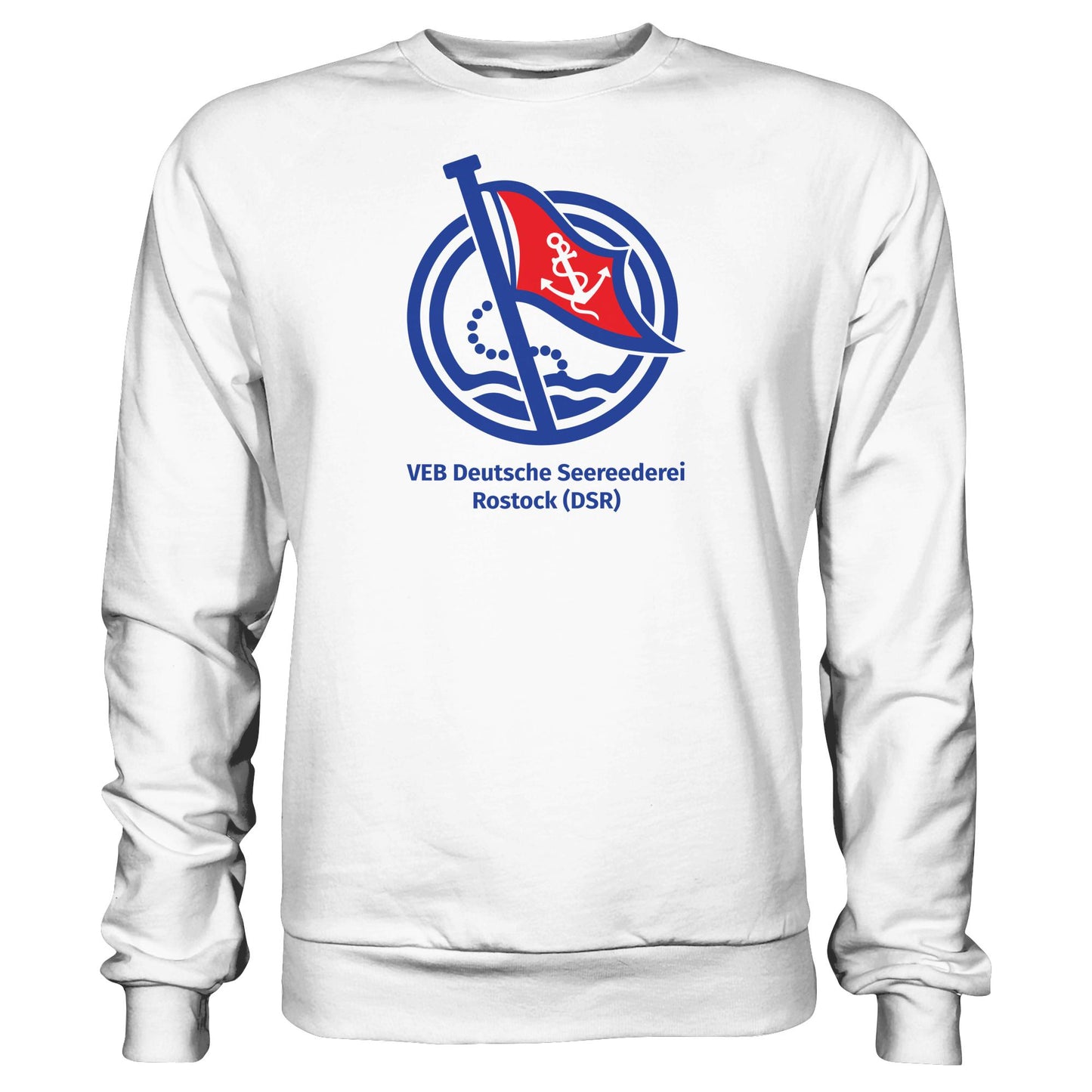 DDR Ostalgie Pullover Unisex • VEB DEUTSCHE SEEREEDEREI ROSTOCK (DSR)