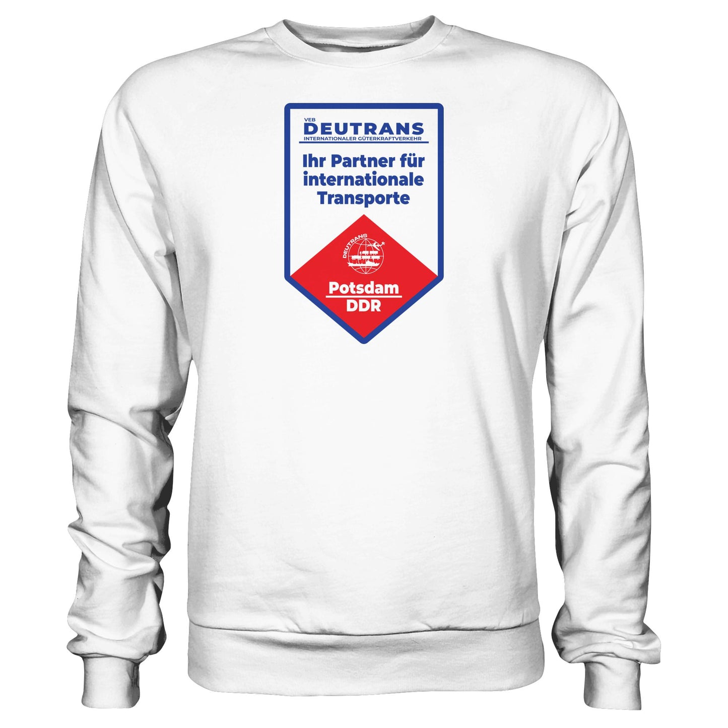 DDR Ostalgie Pullover Unisex • VEB DEUTRANS - POTSDAM