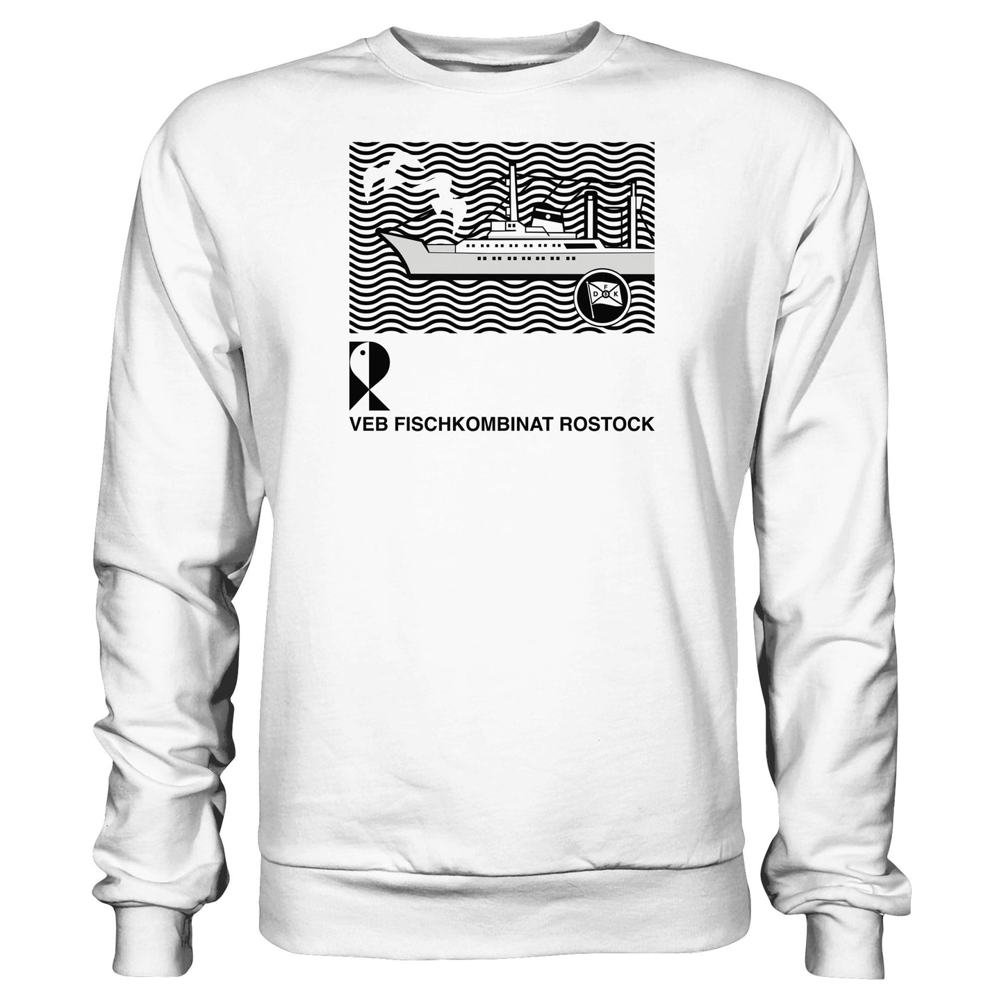 DDR Ostalgie Pullover Unisex • VEB FISCHKOMBINAT ROSTOCK