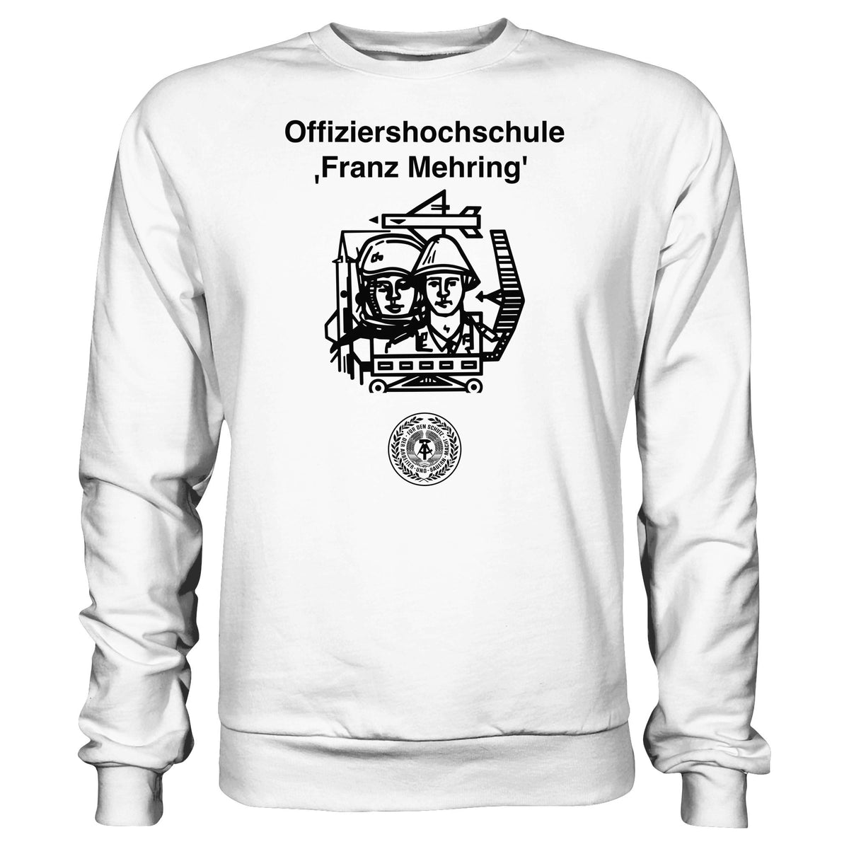 DDR Ostalgie Pullover Unisex • NVA - OFFIZIERSHOCHSCHULE FRANZ MEHRING