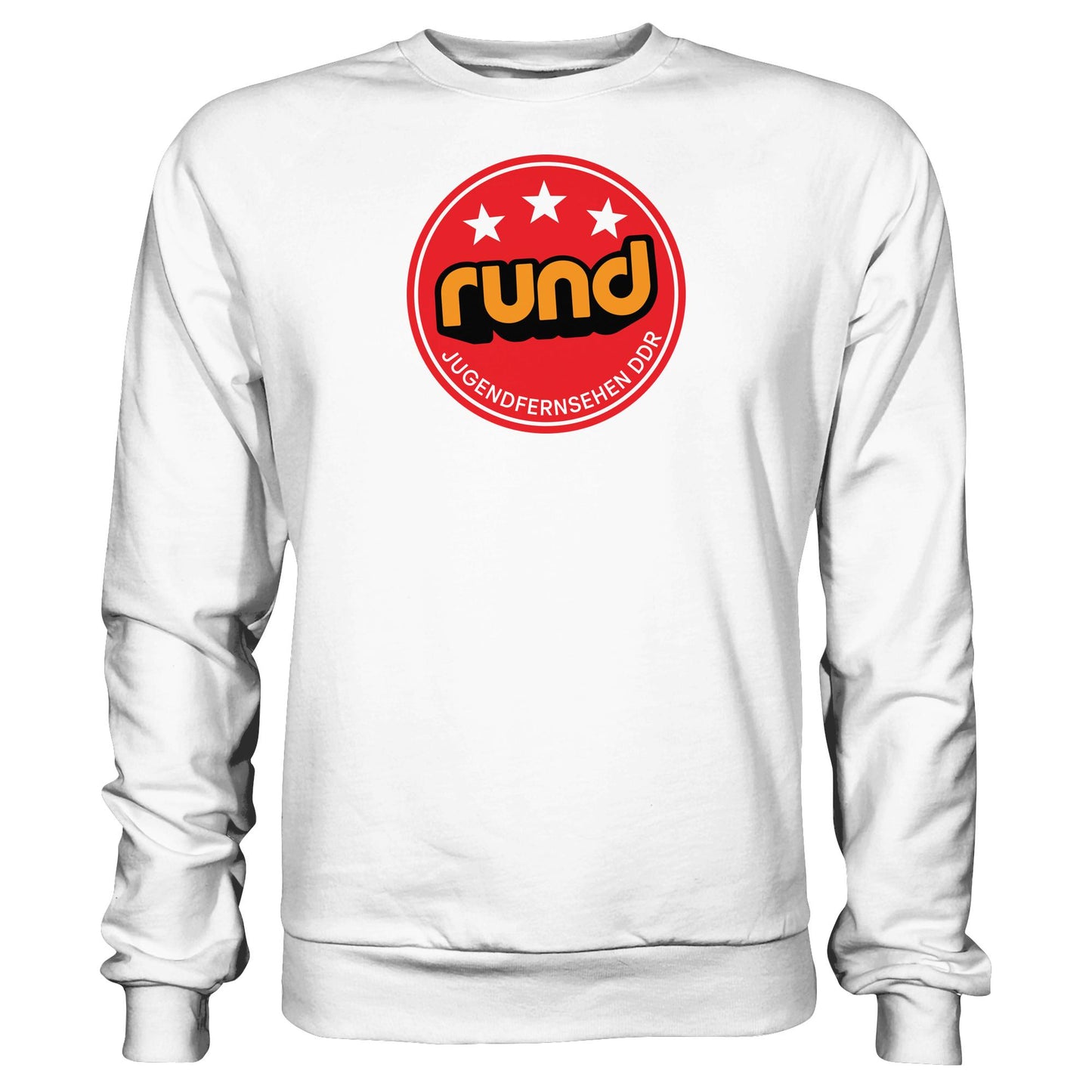 DDR Ostalgie Pullover Unisex • RUND - JUGENDFERNSEHEN DDR
