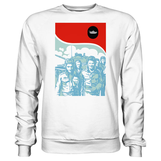 DDR Ostalgie Pullover Unisex • NVA - PANZERDIVISION (ORIGINAL-PLAKAT)