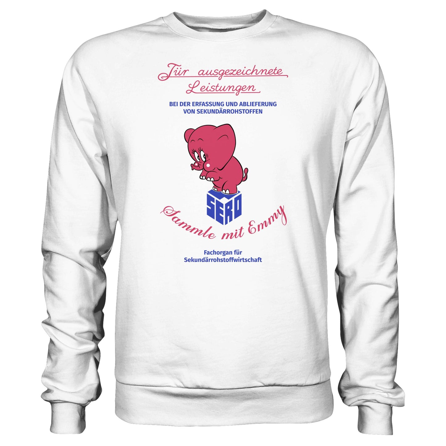 DDR Ostalgie Pullover Unisex • FÜR AUSGEZEICHNETE LEISTUNGEN - SERO EMMY (ORIGINAL-WIMPEL)