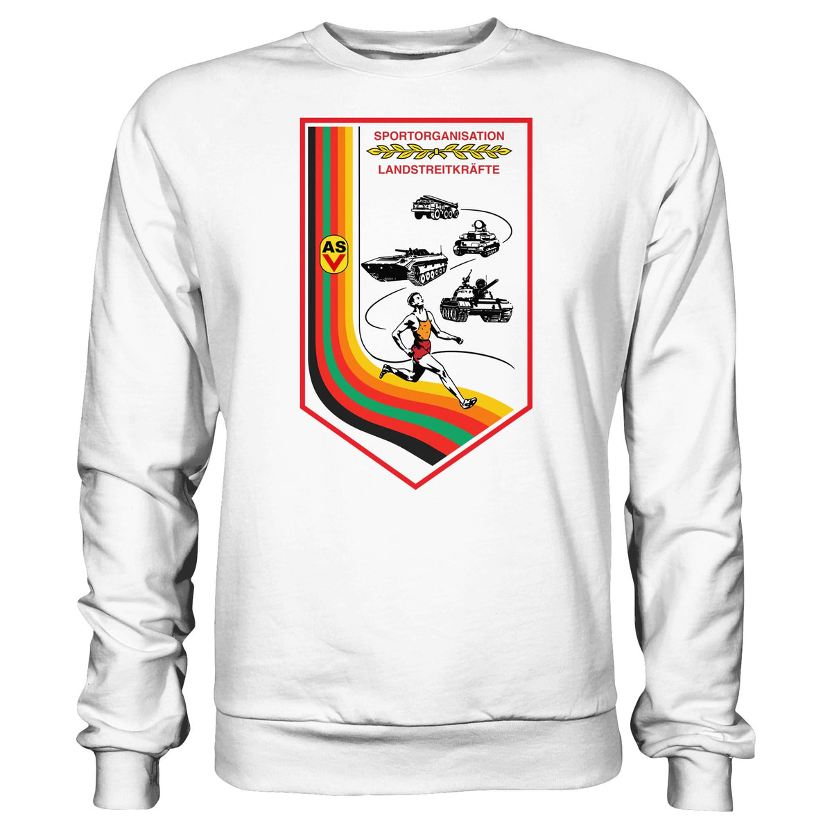 NVA ASV - SPORTORGANISATION LANDSTREITKRÄFTE | DDR Ostalgie Pullover Unisex