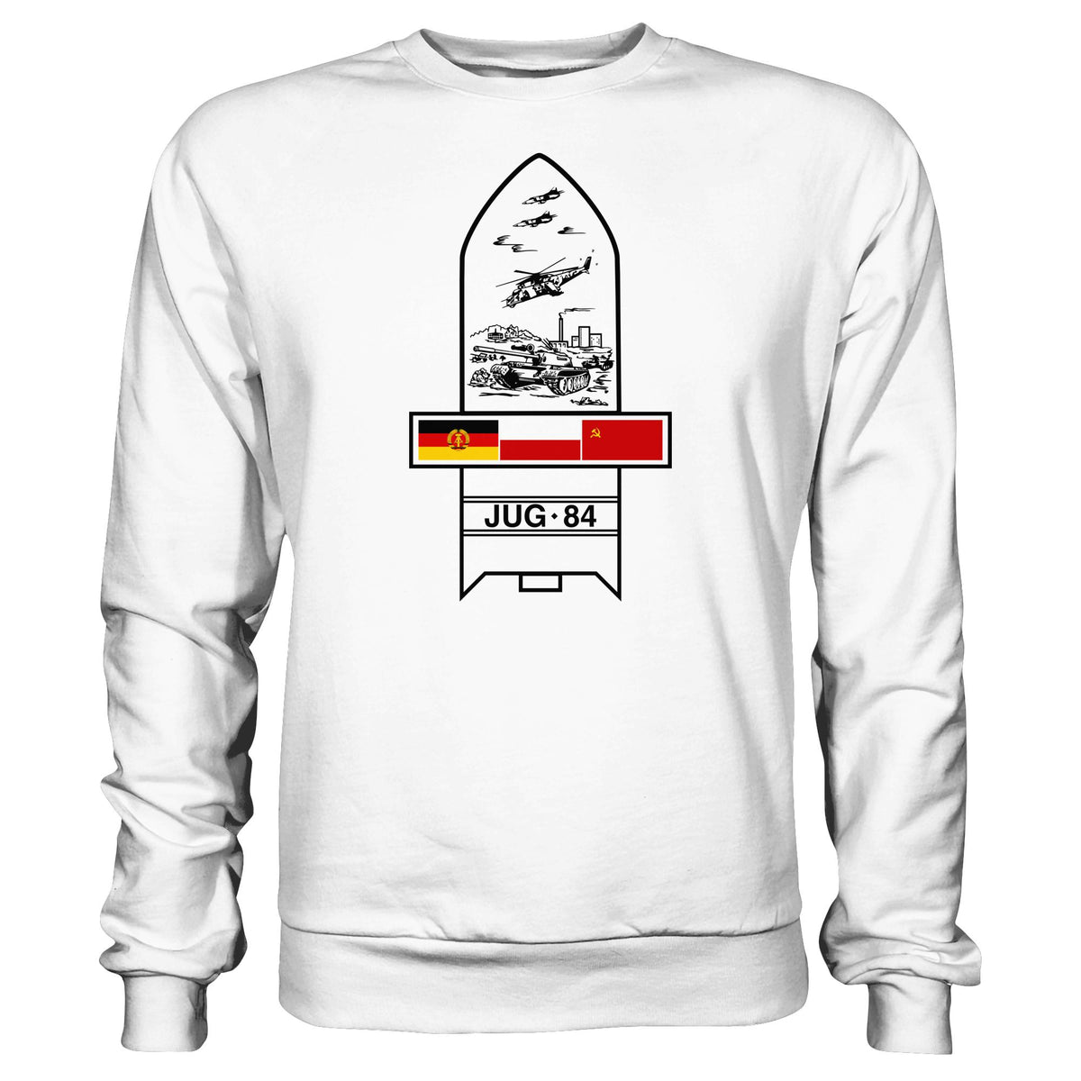 JUG-84 MANÖVER - SOWJETUNION, POLEN, DDR • DDR Ostalgie Pullover Unisex