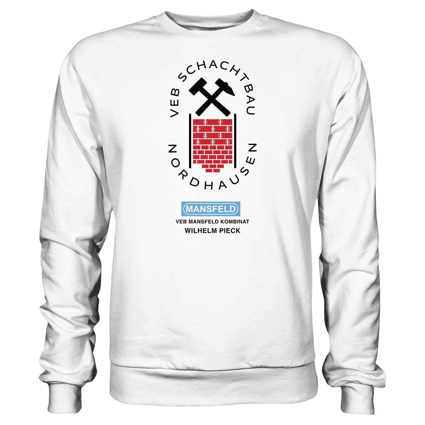 DDR Ostalgie Pullover Unisex • VEB SCHACHTBAU NORDHAUSEN - VEB MANSFELD KOMBINAT
