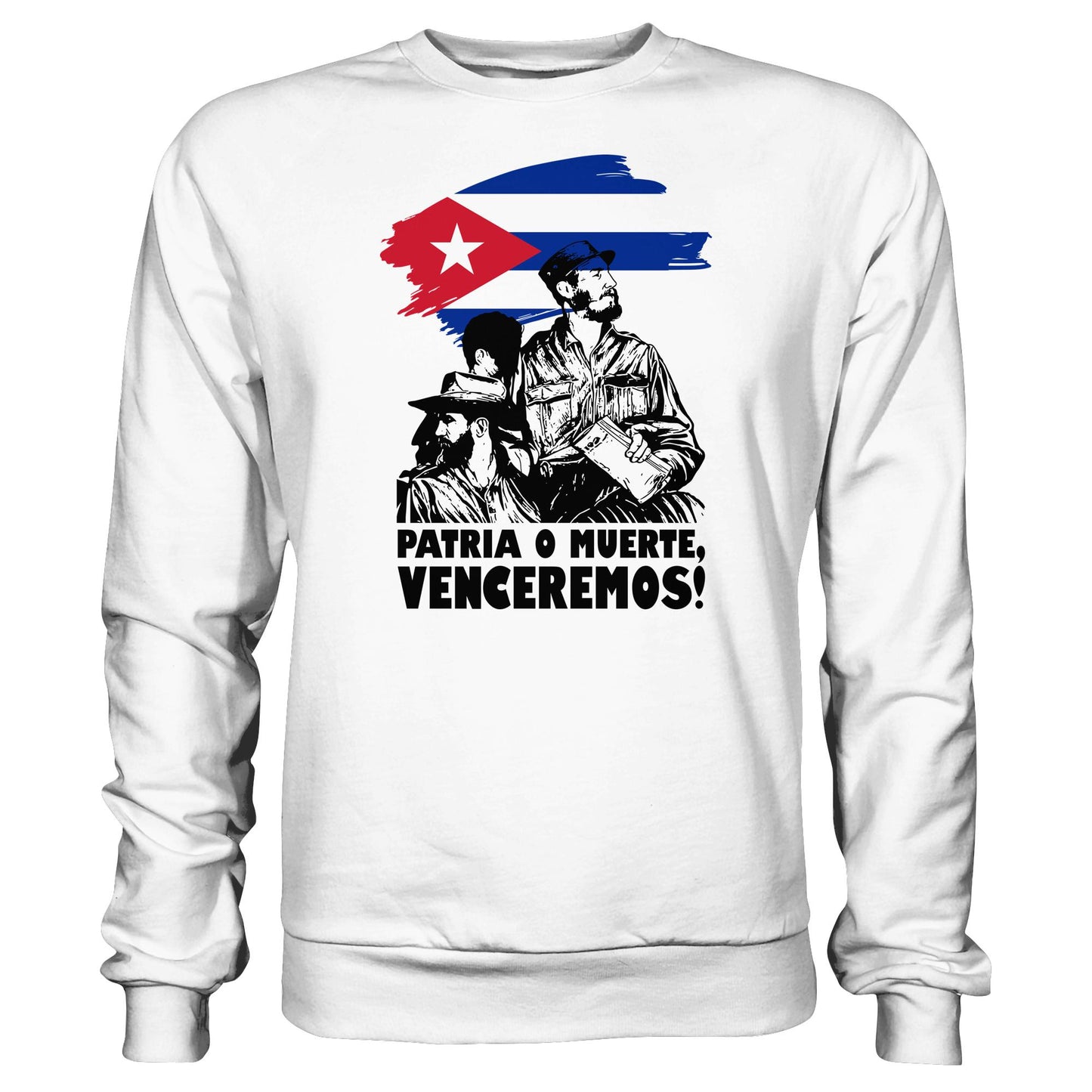 DDR Ostalgie Pullover Unisex • KUBA - PATRIA O MUERTE, VENCEREMOS! (ORIGINAL PLAKAT)