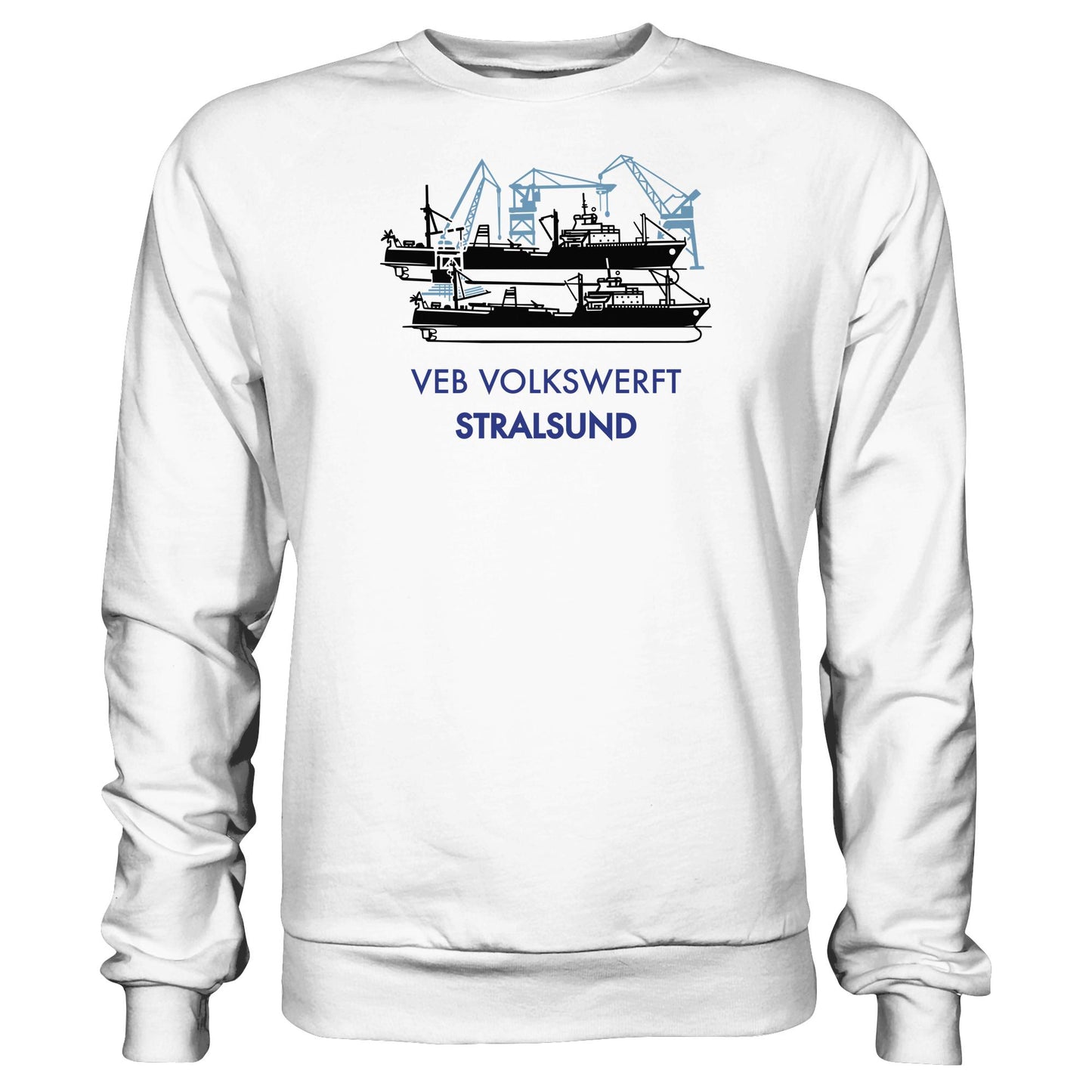 DDR Ostalgie Pullover Unisex • VEB VOLKSWERFT STRALSUND