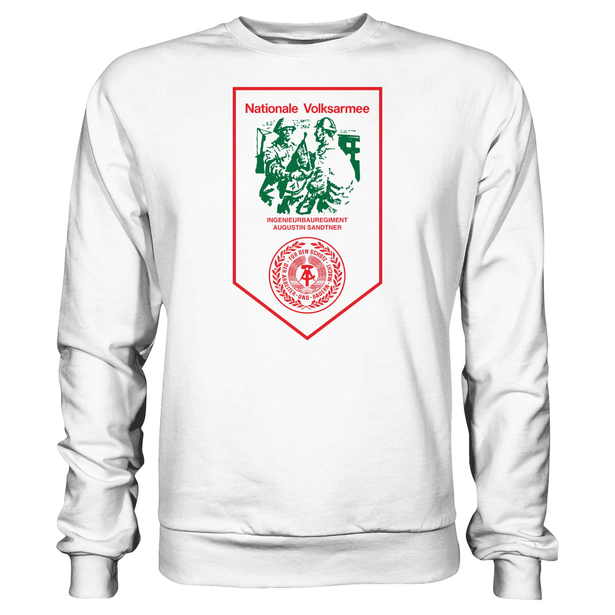 DDR Ostalgie Pullover Unisex • NVA - INGENIEURBAUREGIMENT AUGUSTIN SANDTNER