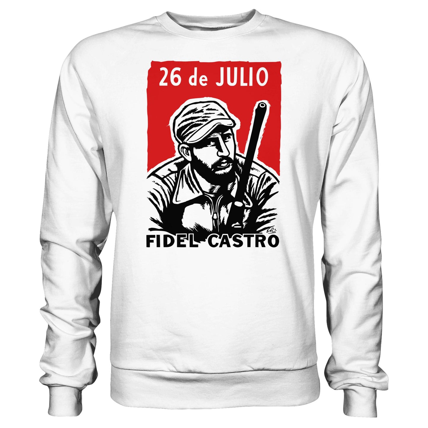 DDR Ostalgie Pullover Unisex • FIDEL CASTRO - BEWEGUNG DES 26. JULI
