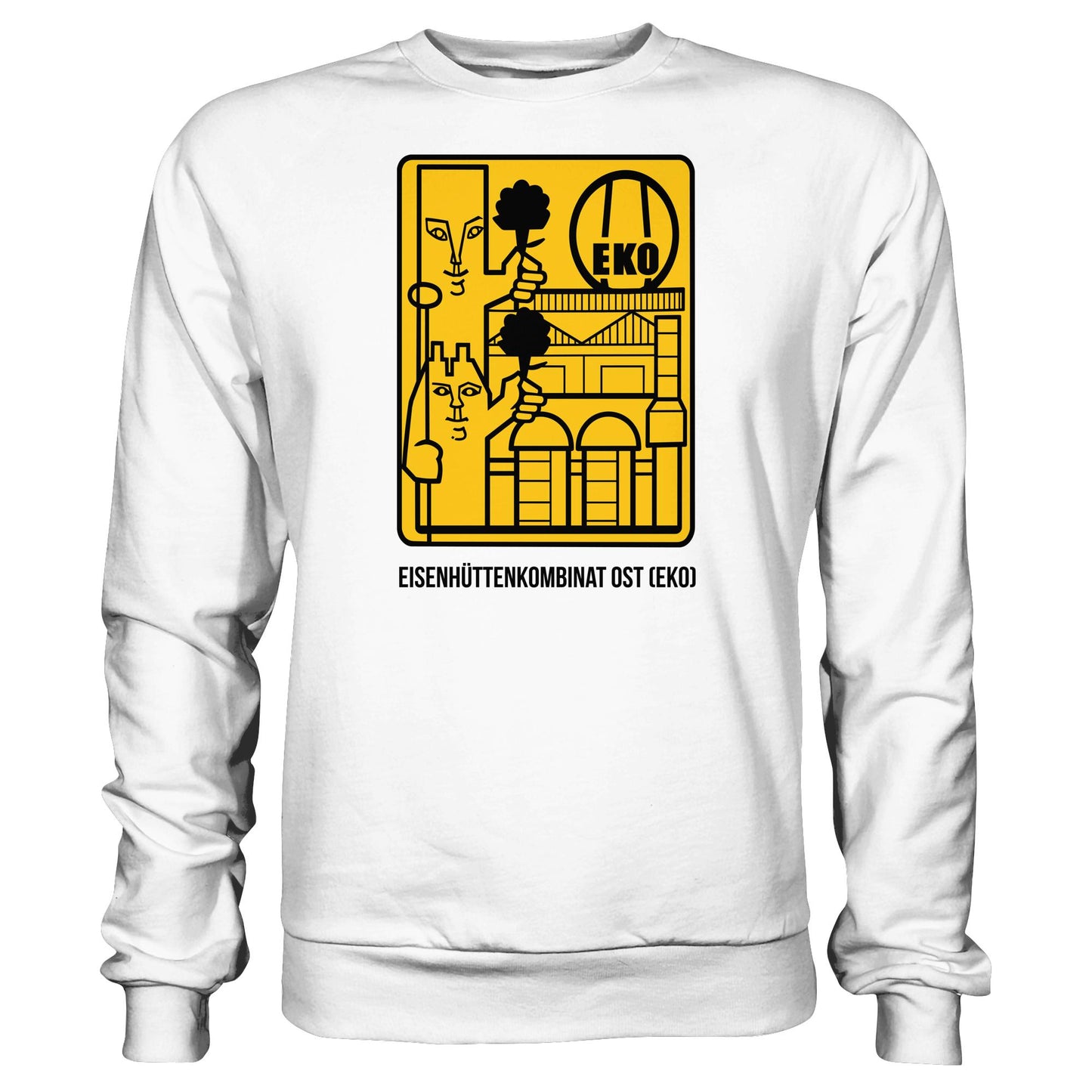 DDR Ostalgie Pullover Unisex • EISENHÜTTENKOMBINAT OST (EKO)