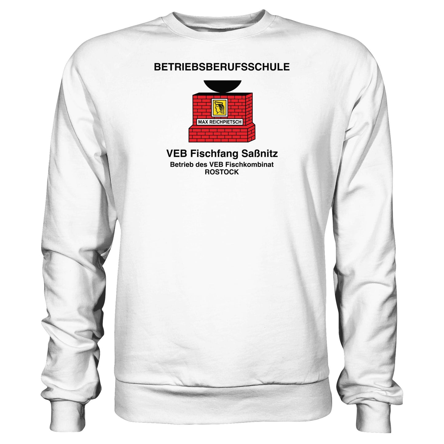 DDR Ostalgie Pullover Unisex • BETRIEBSBERUFSSCHULE MAX REICHPIETSCH