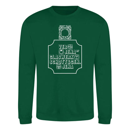 DDR Ostalgie Pullover Unisex • VEB JENAER GLASWERK