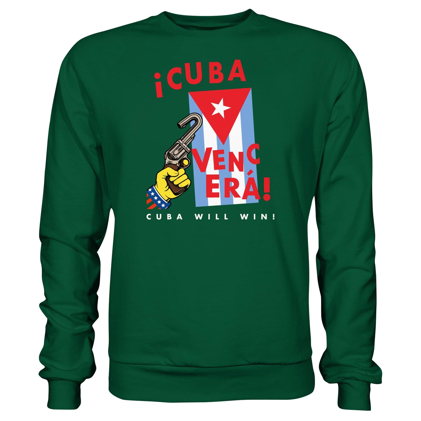 DDR Ostalgie Pullover Unisex • VENCERÁ! CUBA WILL WIN! (ORIGINAL POSTER KUBA)