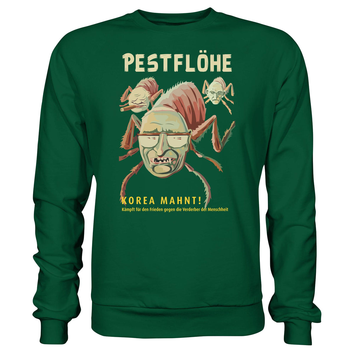 DDR Ostalgie Pullover Unisex • NATO-PESTFLÖHE - KOREA WARNT
