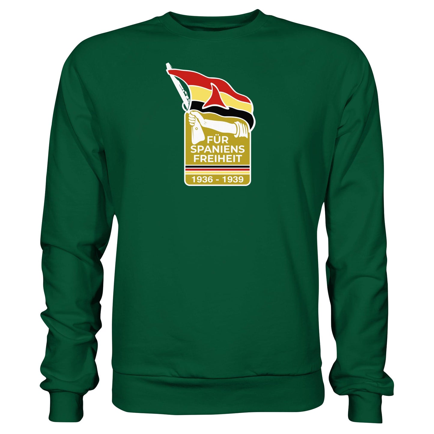 DDR Ostalgie Pullover Unisex • FÜR SPANIENS FREIHEIT - ABZEICHEN SPANIENKÄMPFER