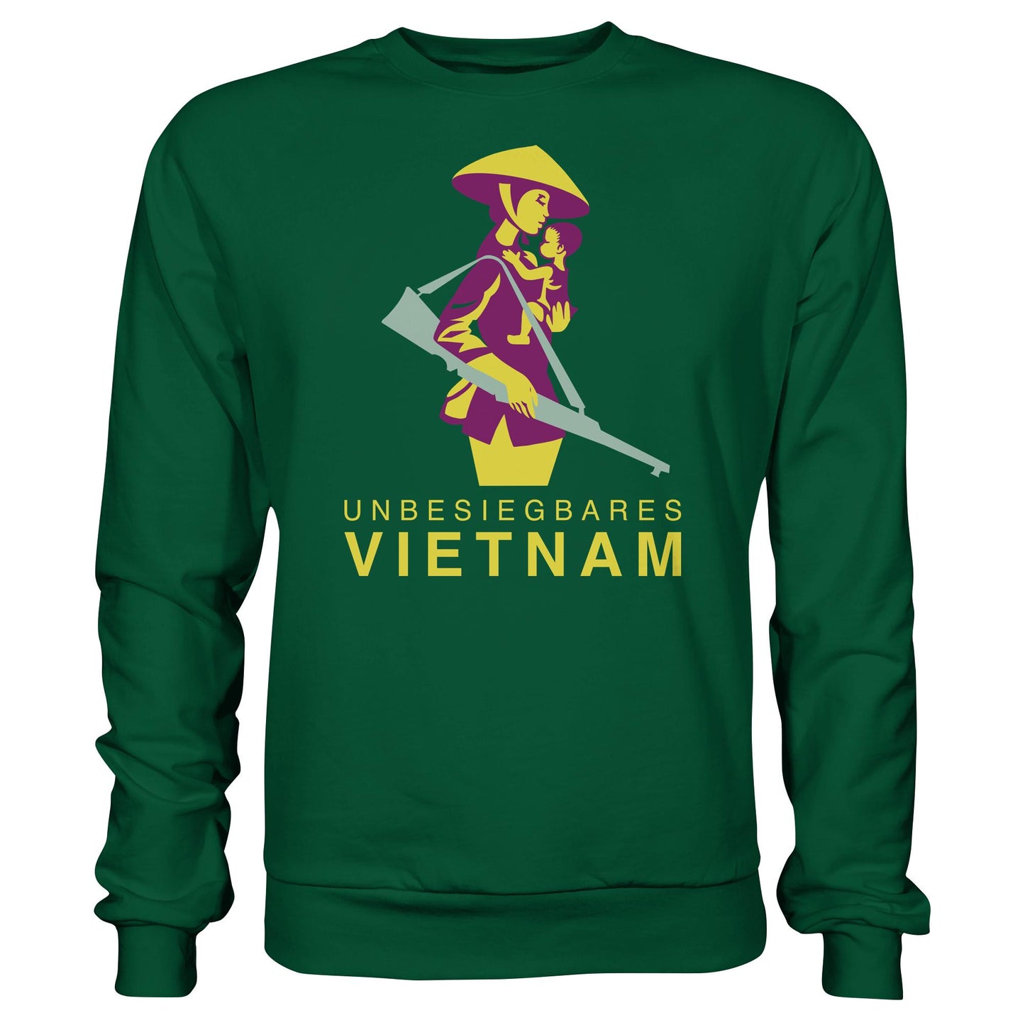DDR Ostalgie Pullover Unisex • UNBESIEGBARES VIETNAM (DDR-BRIEFMARKE)