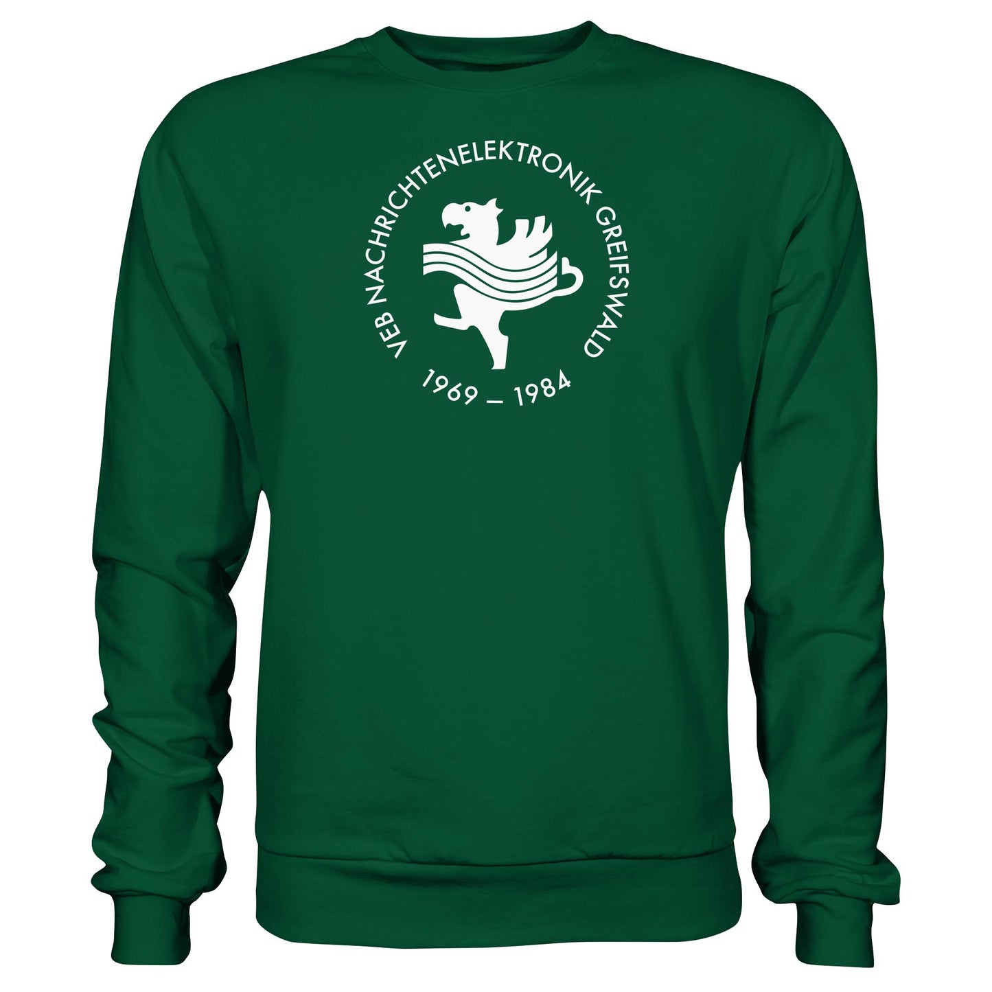 DDR Ostalgie Pullover Unisex • VEB NACHRICHTENELEKTRONIK GREIFSWALD