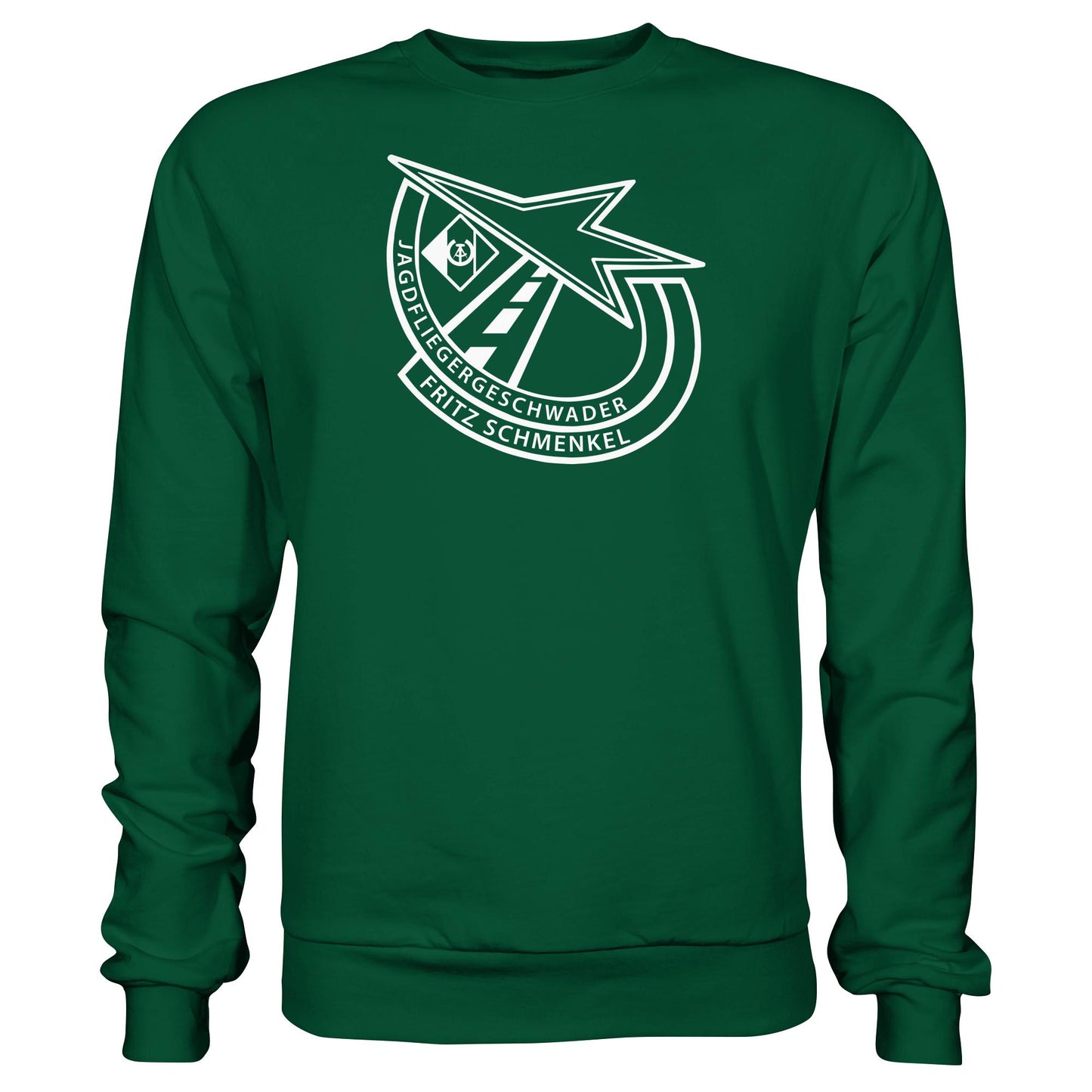DDR Ostalgie Pullover Unisex • NVA EMBLEM - GESCHWADER FRITZ SCHMENKEL