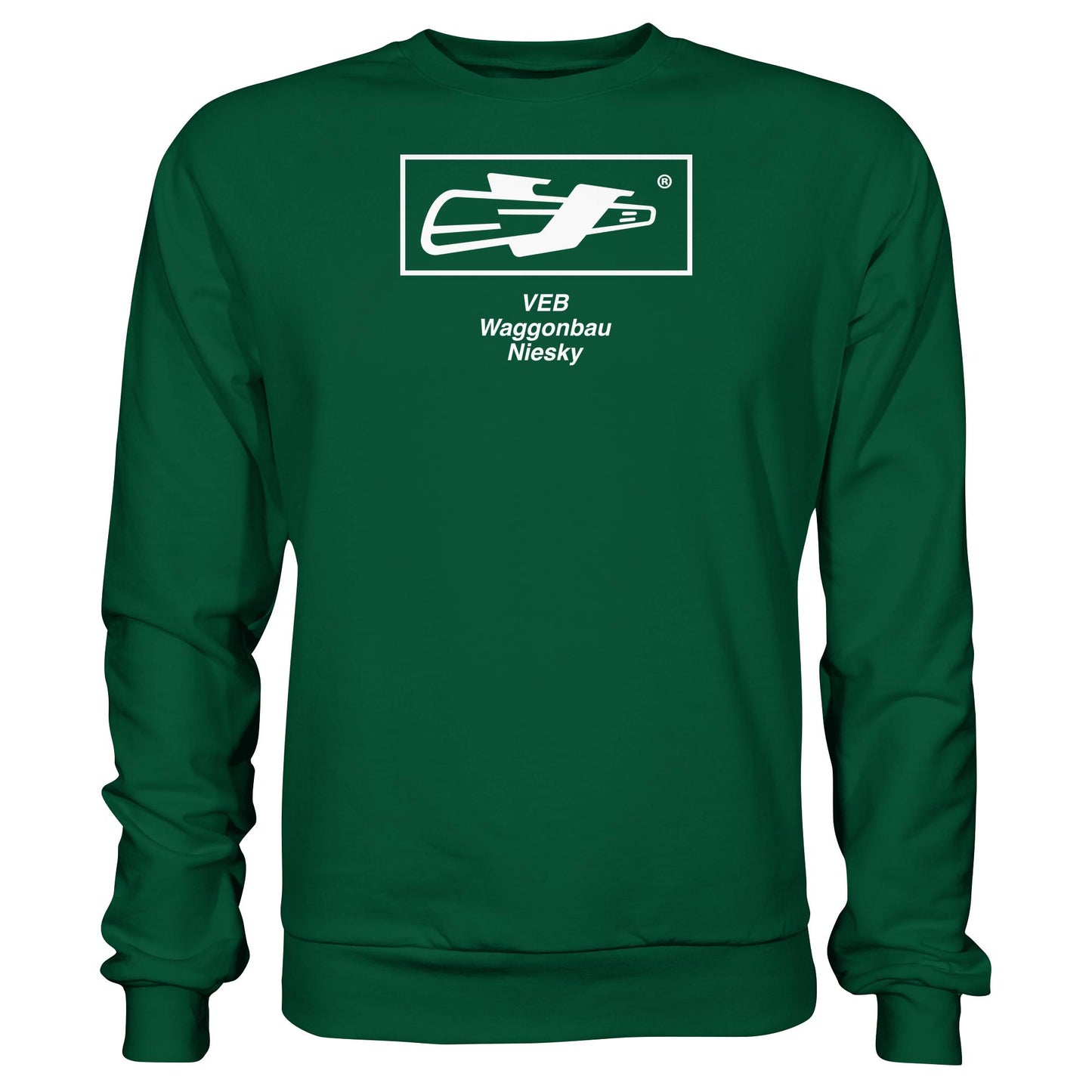 DDR Ostalgie Pullover Unisex • VEB WAGGONBAU NIESKY