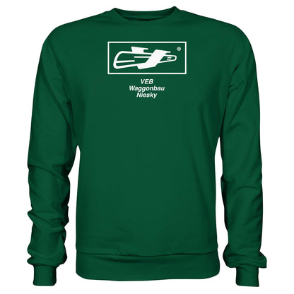 DDR Ostalgie Pullover Unisex • VEB WAGGONBAU NIESKY