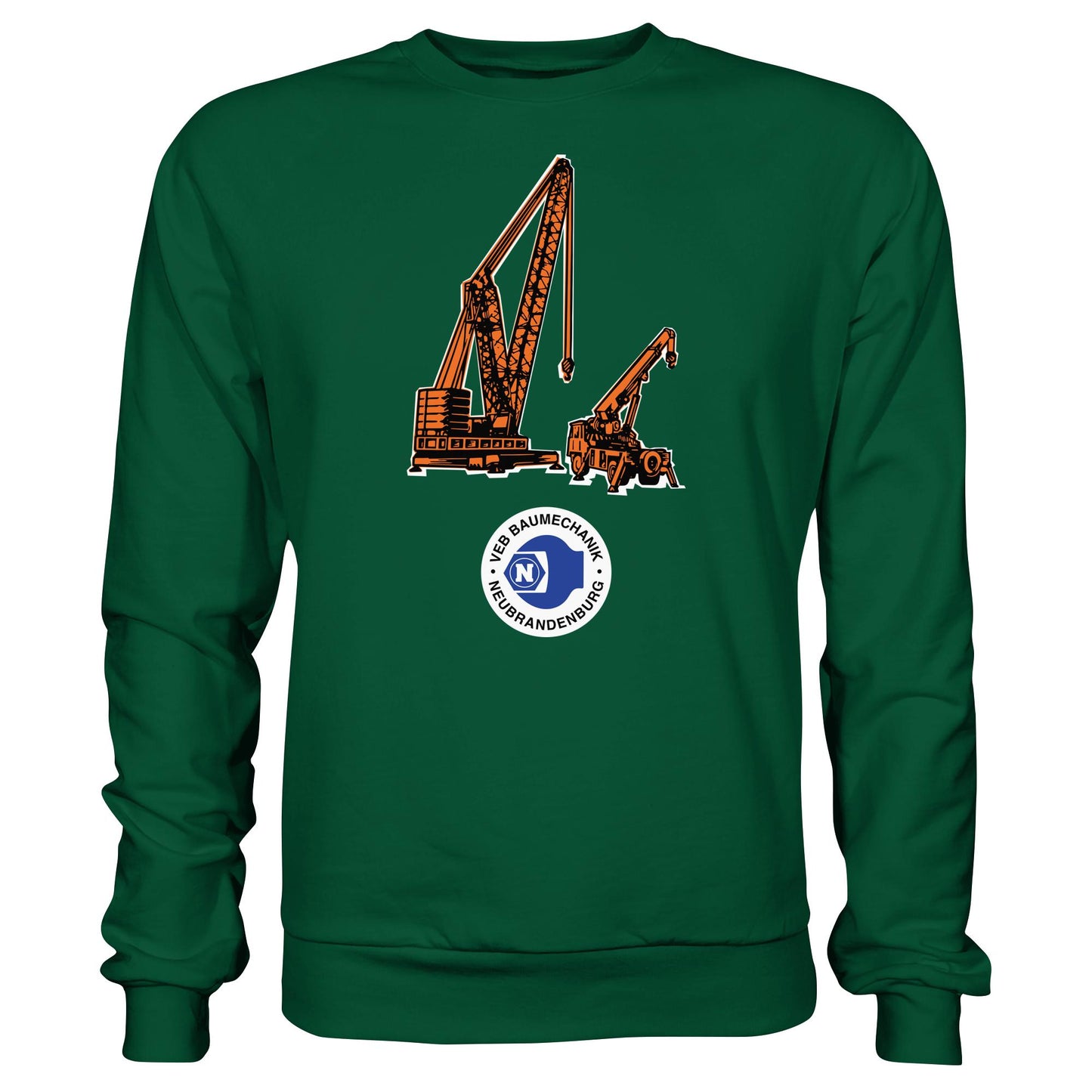 DDR Ostalgie Pullover Unisex • VEB BAUMECHANIK NEUBRANDENBURG