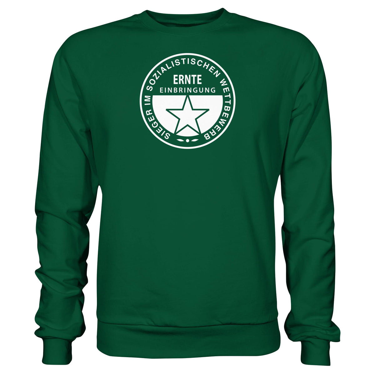 DDR Ostalgie Pullover Unisex • ERNTE-EINBRINGUNG - SIEGER (ORIGINAL-MEDAILLE)