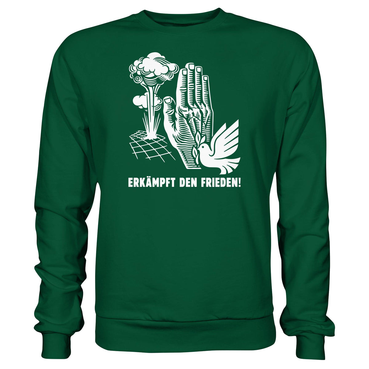 DDR Ostalgie Pullover Unisex • ERKÄMPFT DEN FRIEDEN! (ORIGINAL-PLAKAT)