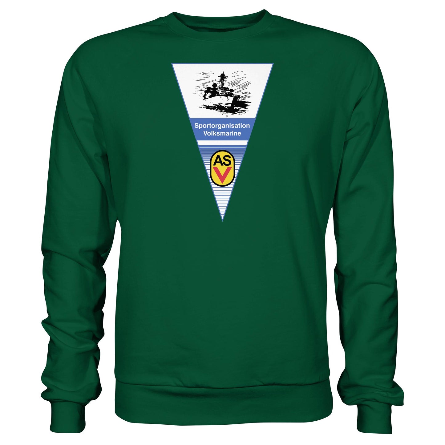 DDR Ostalgie Pullover Unisex • ASV SPORTORGANISATION VOLKSMARINE