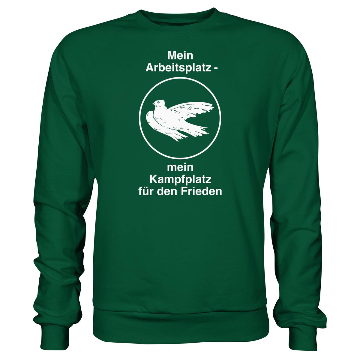 MEIN ARBEITSPLATZ - MEIN KAMPFPLATZ FÜR DEN FRIEDEN • DDR Ostalgie Pullover Unisex