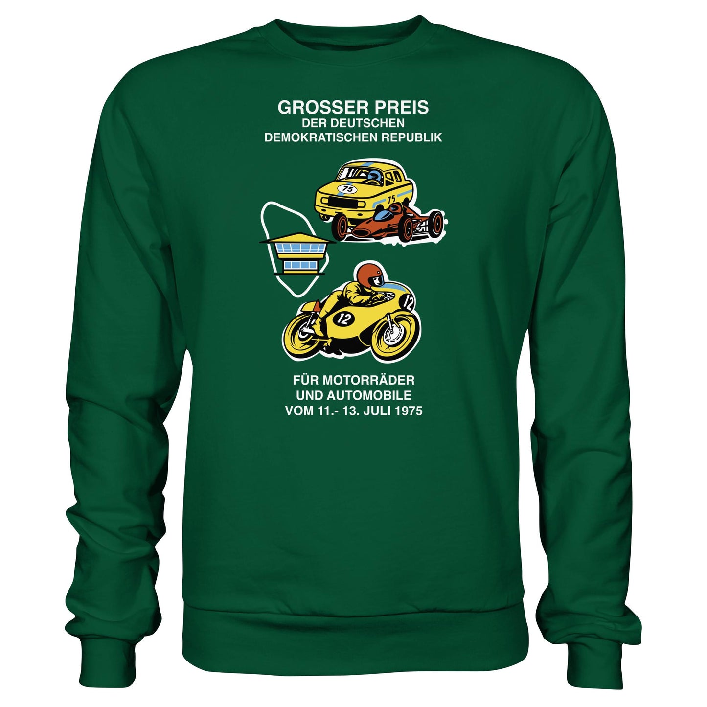 DDR Ostalgie Pullover Unisex • GROSSER PREIS DER DDR 1975
