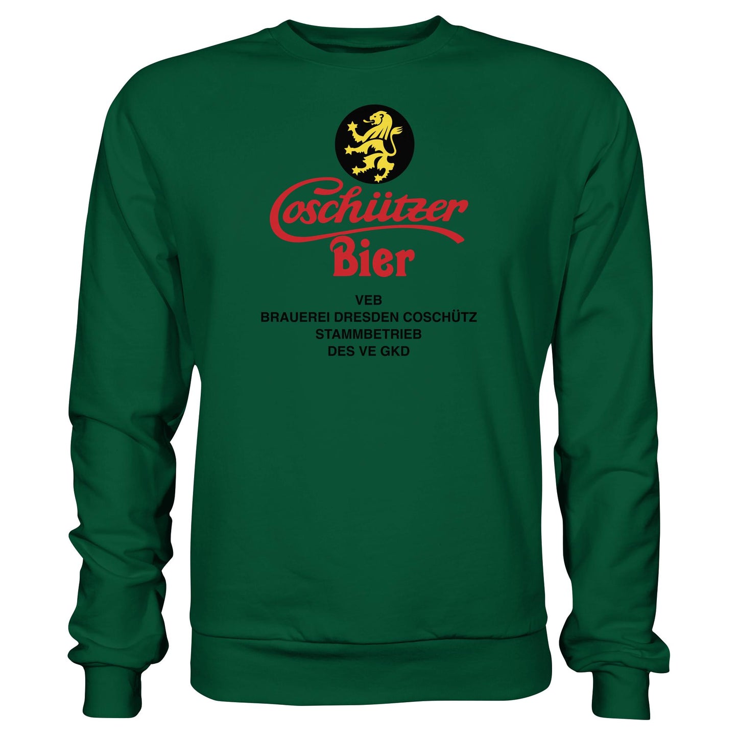 DDR Ostalgie Pullover Unisex • COSCHÜTZER BIER - VEB BRAUER DRESDEN