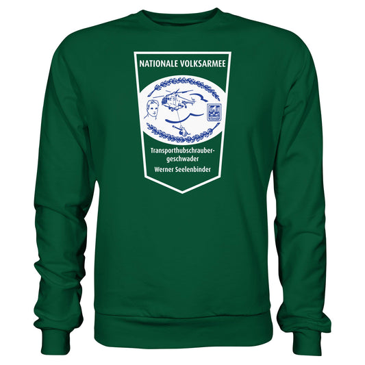NVA - TRANSPORTHUBSCHRAUBERGESCHWADER WERNER SEELENBINDER | DDR Ostalgie Pullover Unisex