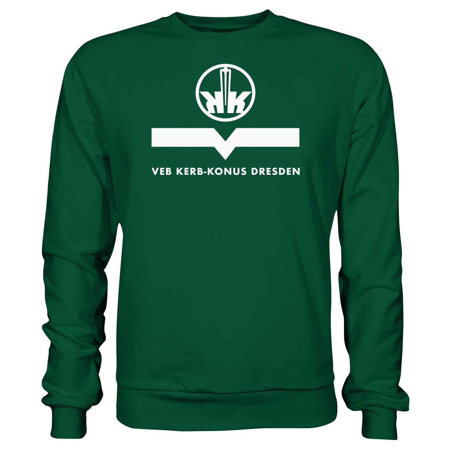 DDR Ostalgie Pullover Unisex • VEB KERB-KONUS DRESDEN